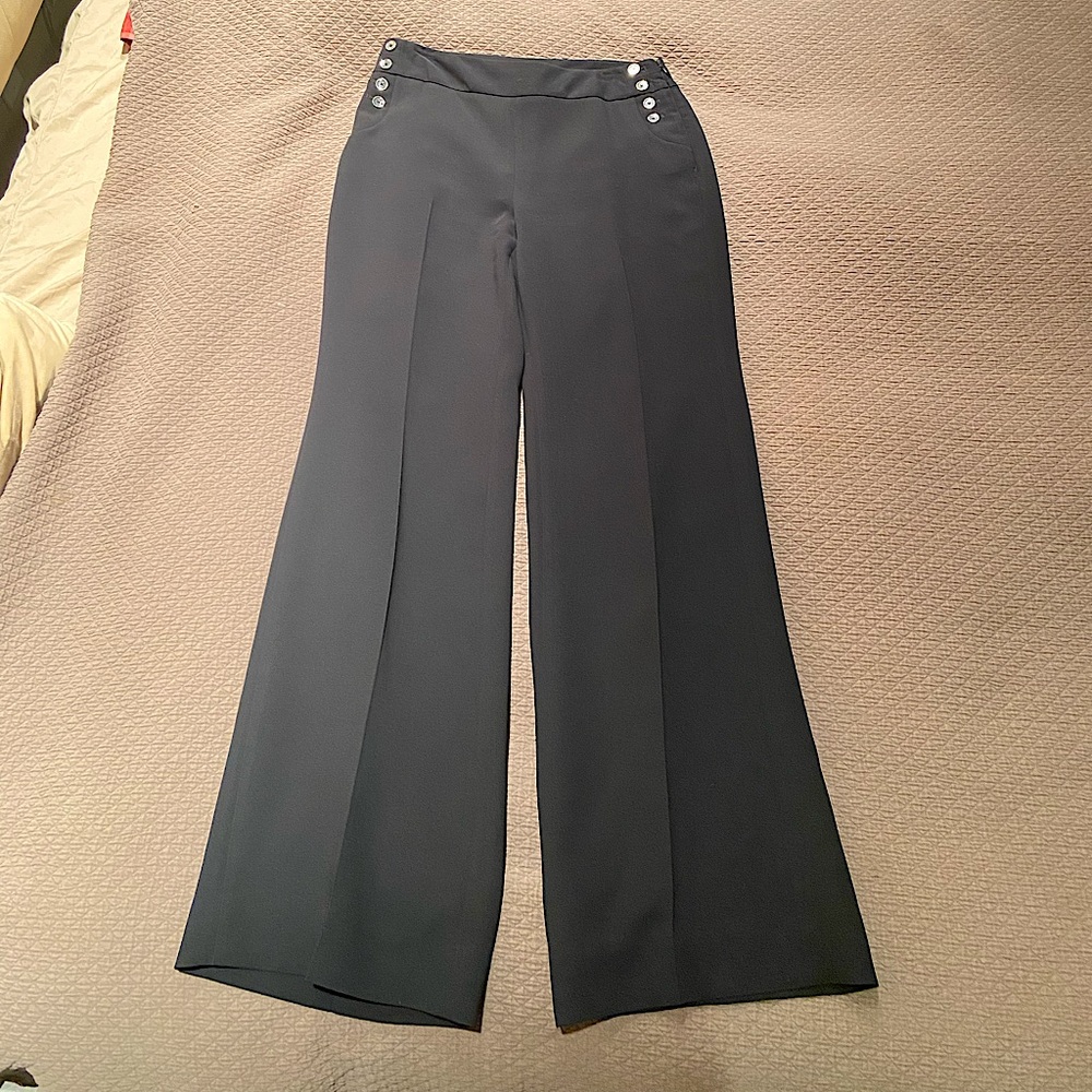 Black Wide Leg Trousers - perfect for work or play!